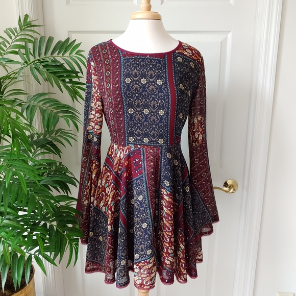 Love Riche Dresses & Skirts - SOLD! Boho Bell Sleeve Dress